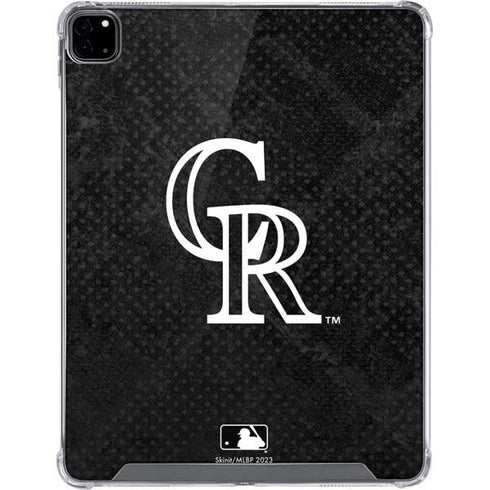 MLB Colorado Rockies Dark Wash iPad Pro 12.9in (2020) Clear Case