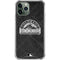 MLB Colorado Rockies Dark Wash iPhone 11 Pro Max Clear Case