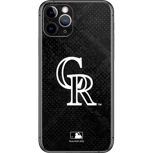 MLB Colorado Rockies Dark Wash iPhone 11 Pro Skin