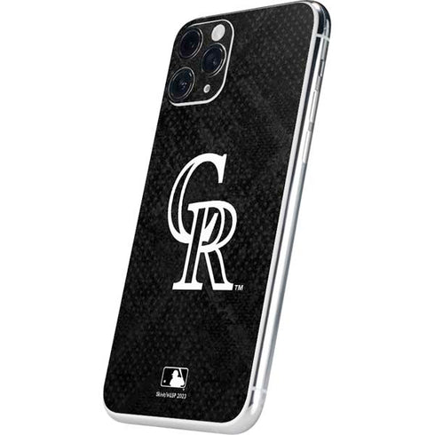 MLB Colorado Rockies Dark Wash iPhone 11 Pro Skin