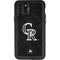 MLB Colorado Rockies Dark Wash iPhone 11 Pro Waterproof Case