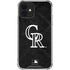MLB Colorado Rockies Dark Wash iPhone 12 Mini Clear Case