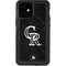 MLB Colorado Rockies Dark Wash iPhone 12 Mini Waterproof Case