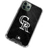 MLB Colorado Rockies Dark Wash iPhone 12 Pro Max Clear Case