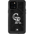 MLB Colorado Rockies Dark Wash iPhone 12 Pro Max Waterproof Case
