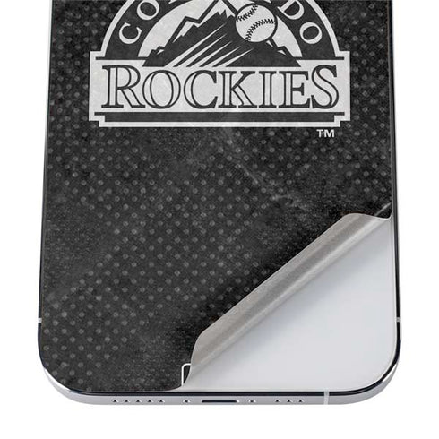 MLB Colorado Rockies Dark Wash iPhone 12 Pro Skin
