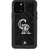 MLB Colorado Rockies Dark Wash iPhone 12 Pro Waterproof Case