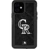 MLB Colorado Rockies Dark Wash iPhone 12 Waterproof Case