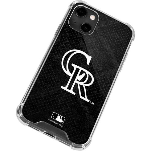 MLB Colorado Rockies Dark Wash iPhone 13 Clear Case