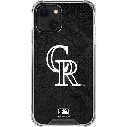 MLB Colorado Rockies Dark Wash iPhone 13 Mini Clear Case