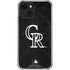 MLB Colorado Rockies Dark Wash iPhone 13 Mini Clear Case