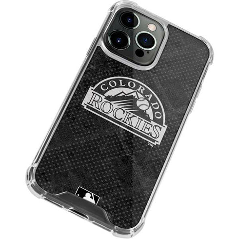 MLB Colorado Rockies Dark Wash iPhone 13 Pro Max Clear Case