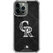 MLB Colorado Rockies Dark Wash iPhone 13 Pro Max Clear Case