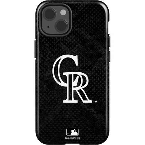 MLB Colorado Rockies Dark Wash iPhone 15 Impact Case