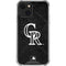 MLB Colorado Rockies Dark Wash iPhone 14 Plus Clear Case