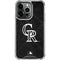 MLB Colorado Rockies Dark Wash iPhone 15 Pro Clear Case