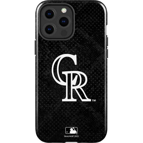 MLB Colorado Rockies Dark Wash iPhone 15 Pro Max Impact Case