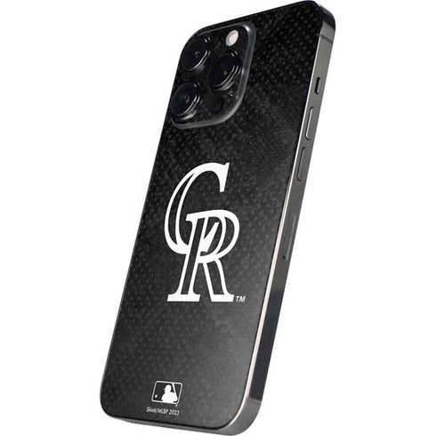 MLB Colorado Rockies Dark Wash iPhone 14 Pro Skin