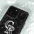 MLB Colorado Rockies Dark Wash iPhone 14 Pro Waterproof Case