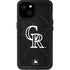 MLB Colorado Rockies Dark Wash iPhone 15 Plus Waterproof Case