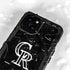 MLB Colorado Rockies Dark Wash iPhone 15 Plus Waterproof Case