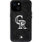 MLB Colorado Rockies Dark Wash iPhone 15 Waterproof Case