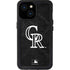 MLB Colorado Rockies Dark Wash iPhone 15 Waterproof Case