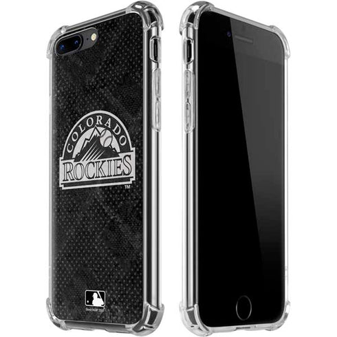 MLB Colorado Rockies Dark Wash iPhone 7/8 Plus Clear Case