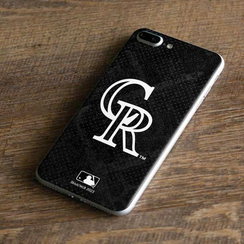 MLB Colorado Rockies Dark Wash iPhone 7 Plus Skin