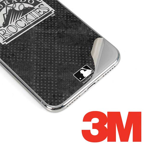 MLB Colorado Rockies Dark Wash iPhone XR Skin