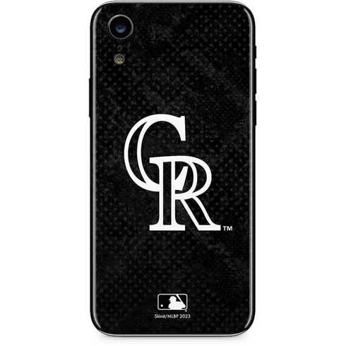 MLB Colorado Rockies Dark Wash iPhone XR Skin