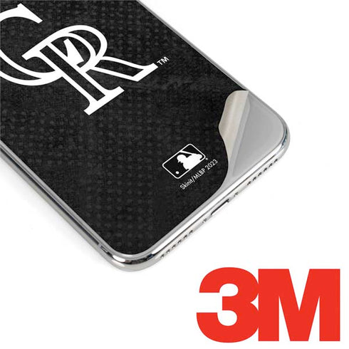 MLB Colorado Rockies Dark Wash iPhone XS Max Skin