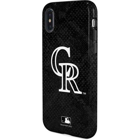 MLB Colorado Rockies Dark Wash iPhone XS Pro Case
