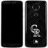 MLB Colorado Rockies Dark Wash Moto E5 Plus Skin