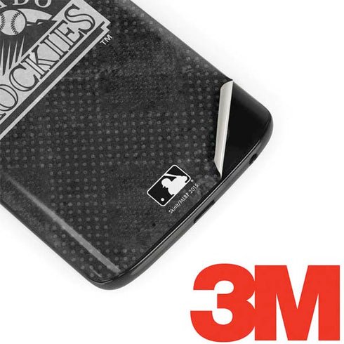 MLB Colorado Rockies Dark Wash Moto G6 Skin