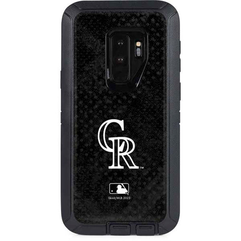 MLB Colorado Rockies Dark Wash Otterbox Defender Galaxy Skin