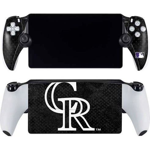 MLB Colorado Rockies Dark Wash PlayStation Portal Remote Player Skin