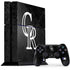 MLB Colorado Rockies Dark Wash PS4 Console and Controller Bundle Skin