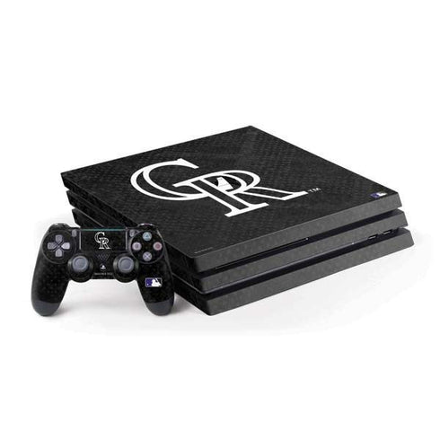 MLB Colorado Rockies Dark Wash PS4 Pro Bundle Skin