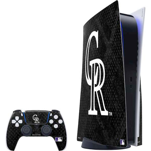 MLB Colorado Rockies Dark Wash PS5 Bundle Skin