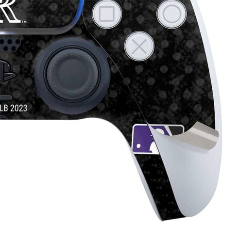 MLB Colorado Rockies Dark Wash PS5 Slim Digital Edition Bundle Skin