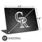 MLB Colorado Rockies Dark Wash Universal Laptop 12in (9.8 x 6.8in) Skin