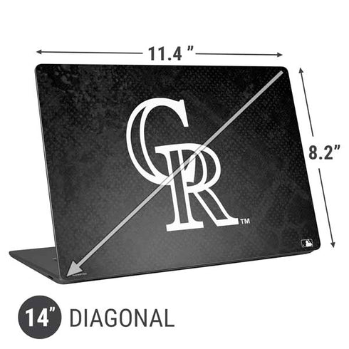 MLB Colorado Rockies Dark Wash Universal Laptop 14in (11.4 x 8.2in) Skin