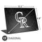 MLB Colorado Rockies Dark Wash Universal Laptop 15in (12.2 x 8.8in) Skin