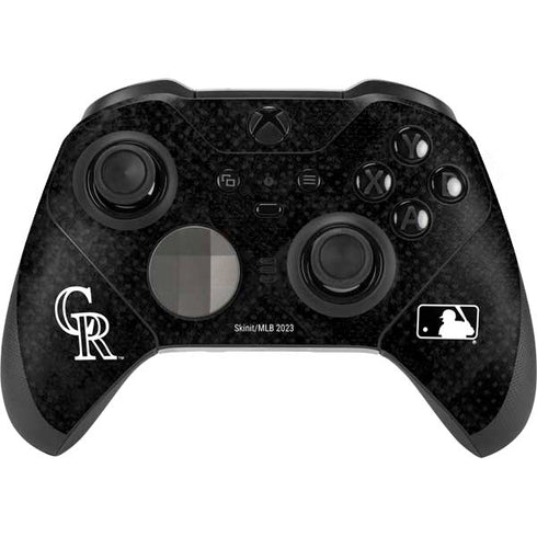 MLB Colorado Rockies Dark Wash Xbox Elite Wireless Controller Series 2 Skin