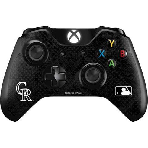 MLB Colorado Rockies Dark Wash Xbox One Controller Skin