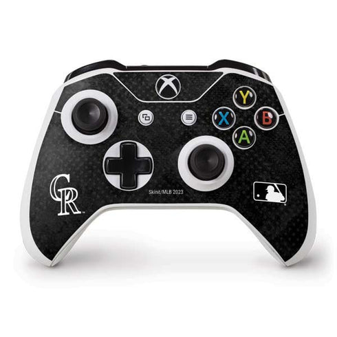 MLB Colorado Rockies Dark Wash Xbox One S Controller Skin