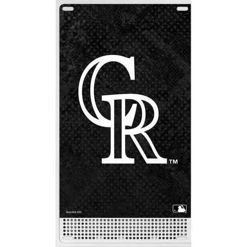 MLB Colorado Rockies Dark Wash Xbox Series S Skins