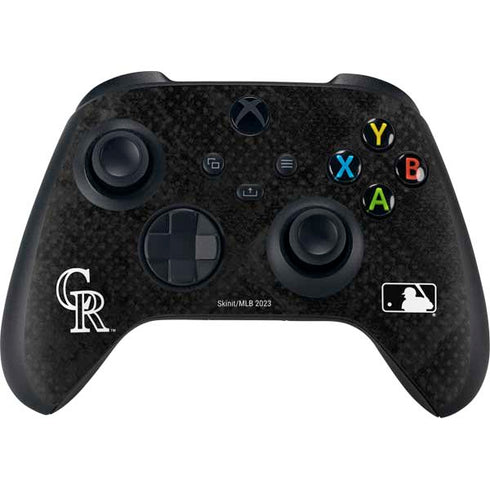 MLB Colorado Rockies Dark Wash Xbox Series X Controller Skin