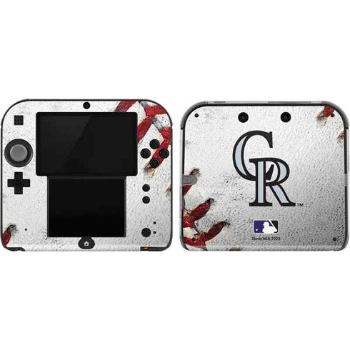 MLB Colorado Rockies Game Ball Nintendo 2DS Skin